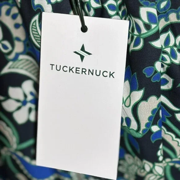 ๐ NWT Tuckernuck Lyles Batik Floral Maxi Dress - Size XXL - Picture 9 of 14